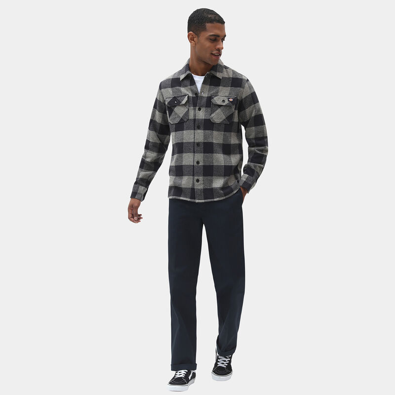 Dickies Sacramento Shirt Gray Plaid ID-5q4Rf5jW
