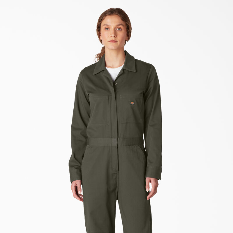Dickies Long Sleeve Coveralls Moss Green ID-61YxUkW0