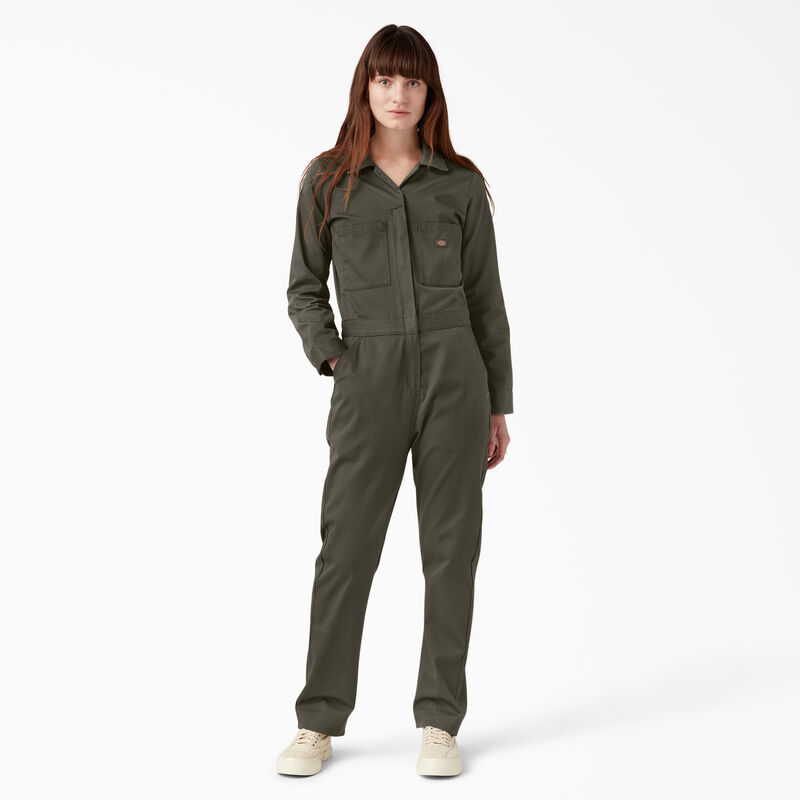 Dickies Long Sleeve Coveralls Moss Green ID-61YxUkW0