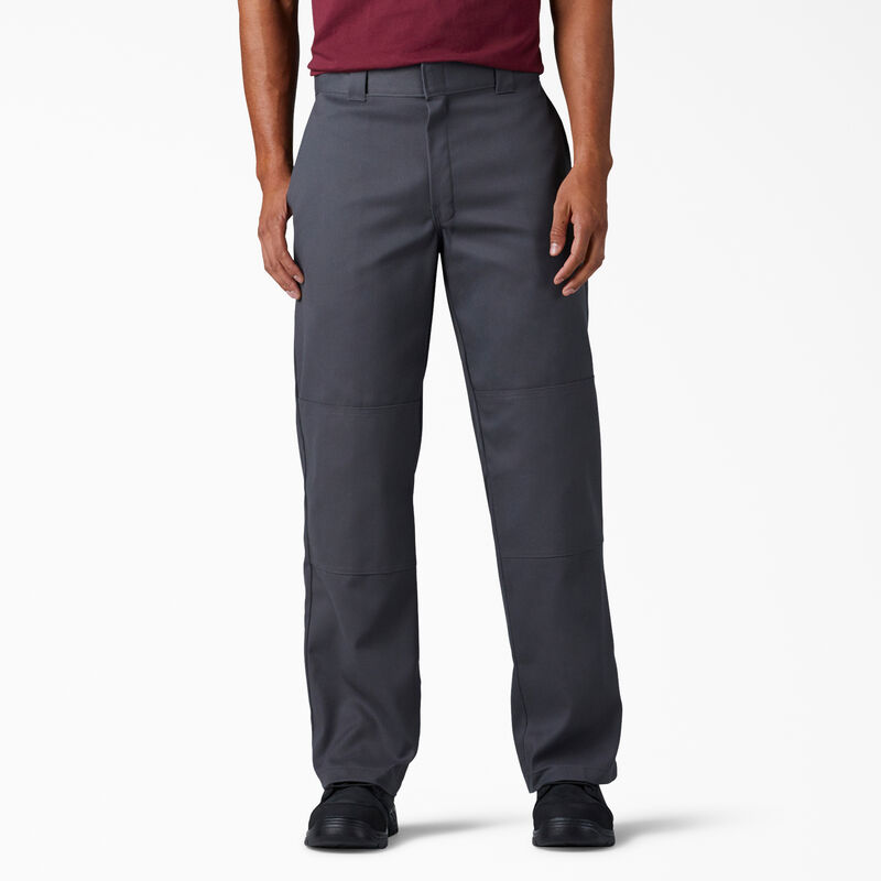 Dickies FLEX Loose Fit Double Knee Work Pants Charcoal Gray ID-63CQattN