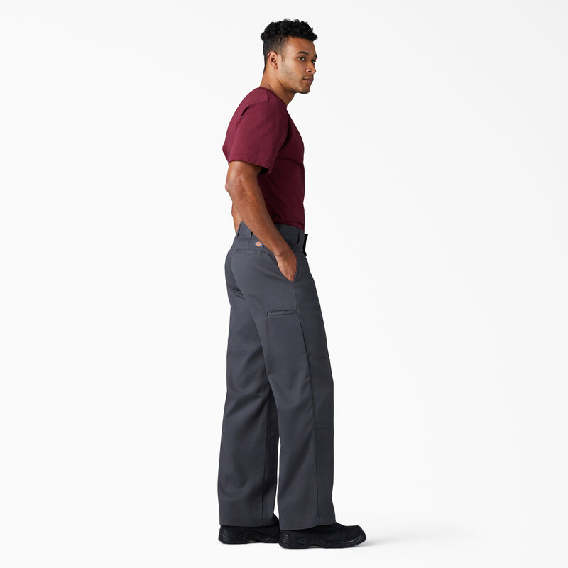 Dickies FLEX Loose Fit Double Knee Work Pants Charcoal Gray ID-63CQattN