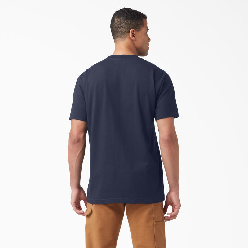 Dickies Short Sleeve Wordmark Graphic T-Shirt Ink Navy ID-645xKl0m