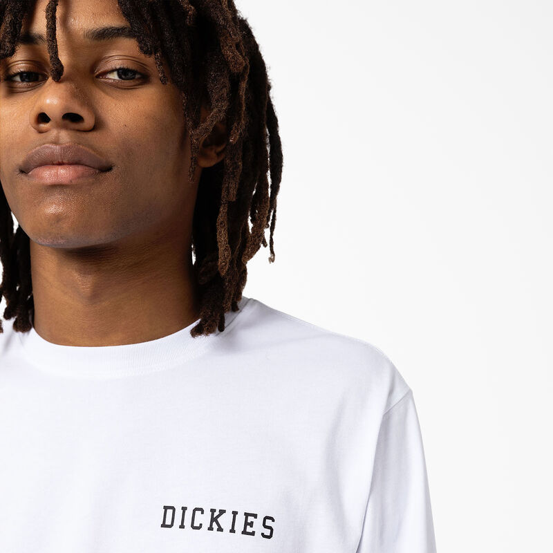 Dickies Cleveland Long Sleeve T-Shirt White ID-67XAVDG3