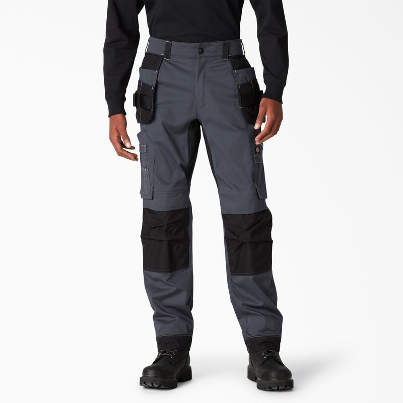 Dickies FLEX Performance Workwear Regular Fit Holster Pants Grey Black ID-6CcKETTw