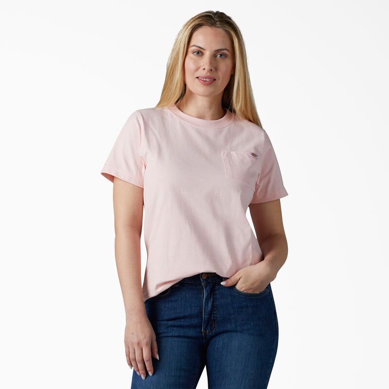 Dickies Heavyweight Short Sleeve Pocket T-Shirt Lotus Pink ID-6CfrVnCr