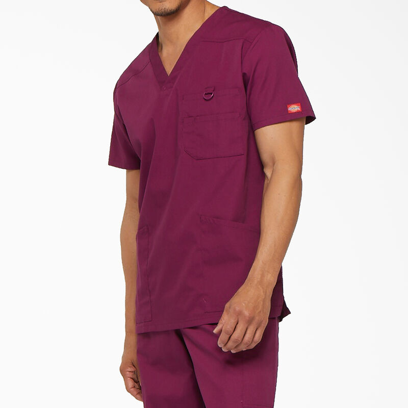 Dickies Men's EDS Signature V-Neck Scrub Top Regular ID-6Eq95hL4