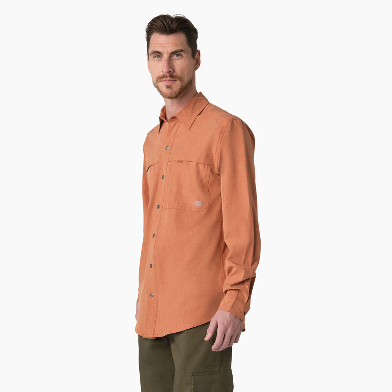 Dickies Cooling Long Sleeve Work Shirt Copper Heather ID-6FR5yhUF