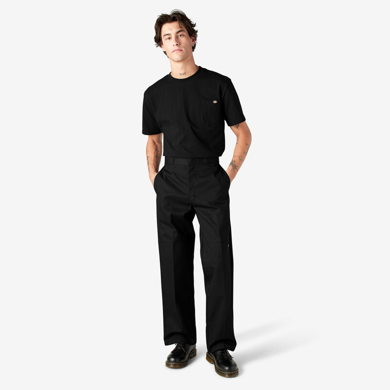 Dickies Loose Fit Double Knee Work Pants Black ID-6c2RwSgS