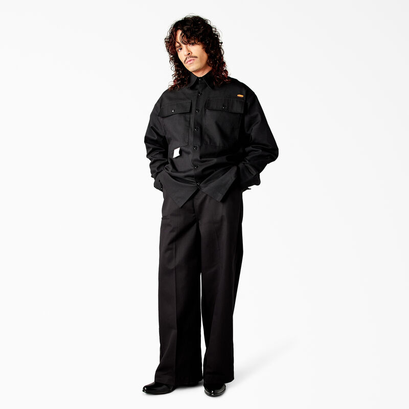Dickies X Willy Chavarria Long Sleeve Work Shirt Black ID-6tkIjQSL