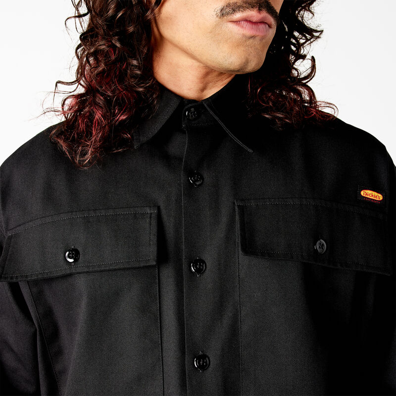 Dickies X Willy Chavarria Long Sleeve Work Shirt Black ID-6tkIjQSL
