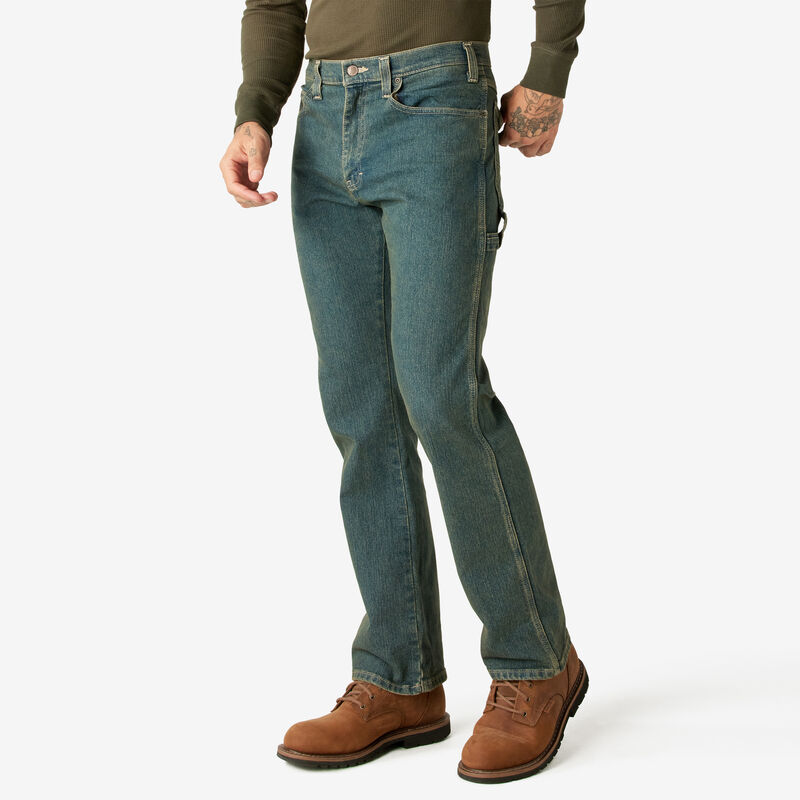 Dickies FLEX Relaxed Fit Carpenter Jeans Heritage Tinted Khaki ID-6ujmIYNb