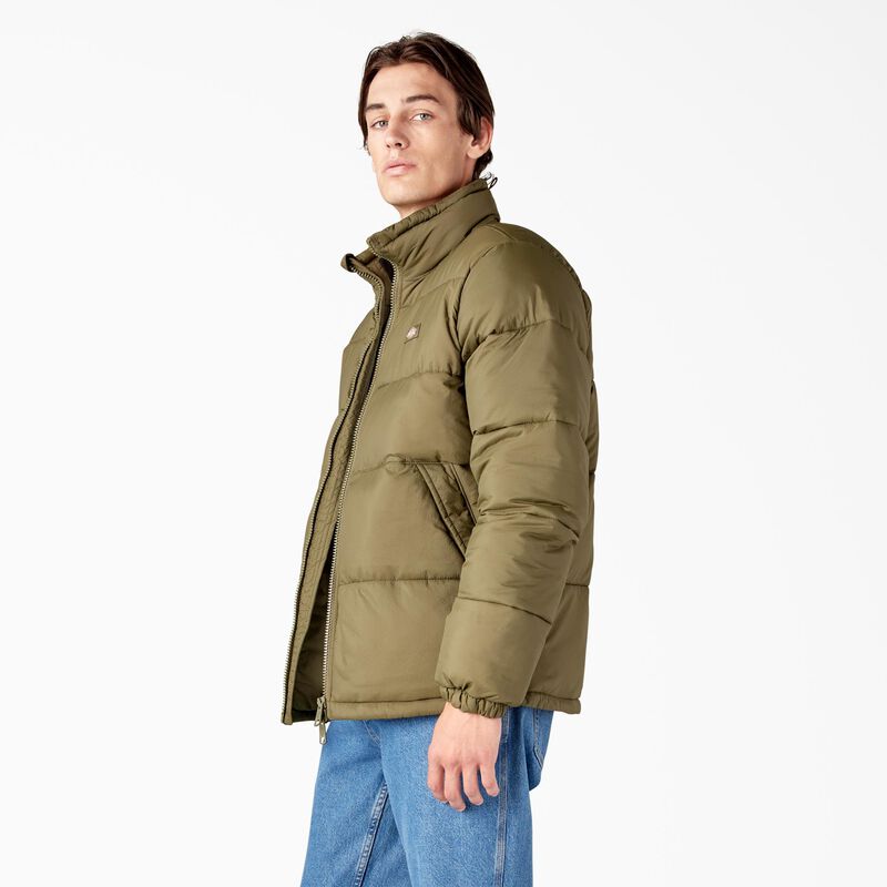 Dickies Waldenburg Puffer Jacket Military Green ID-7OPRDVrt