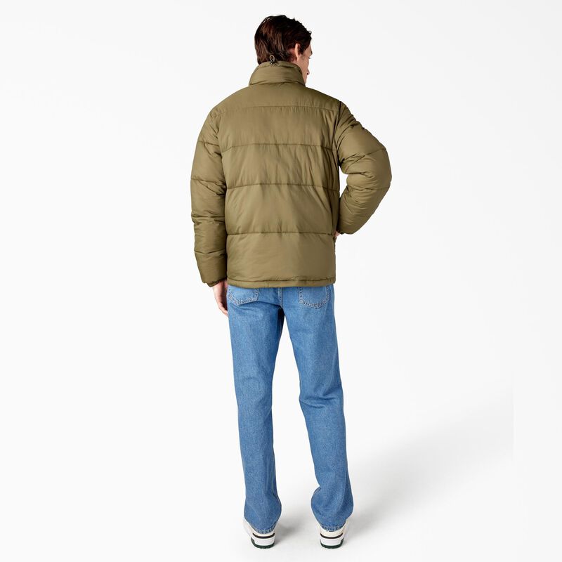 Dickies Waldenburg Puffer Jacket Military Green ID-7OPRDVrt