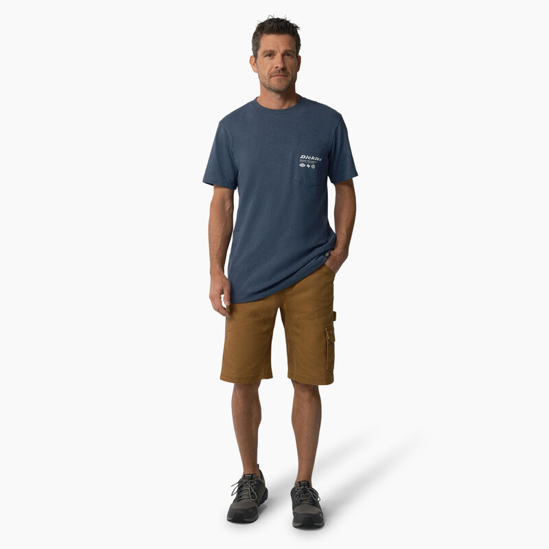 Dickies United By Work Graphic Pocket T-Shirt Denim Blue ID-7PhwKbKQ