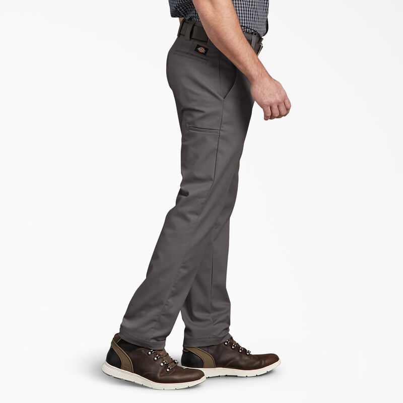 Dickies Slim Fit Tapered Leg Multi-Use Pocket Work Pants Gravel Gray ID-7nhifHtz