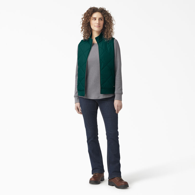 Dickies Quilted Vest Forest Green ID-7ouIFGD7
