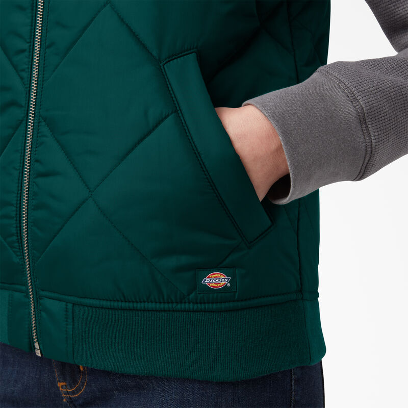 Dickies Quilted Vest Forest Green ID-7ouIFGD7