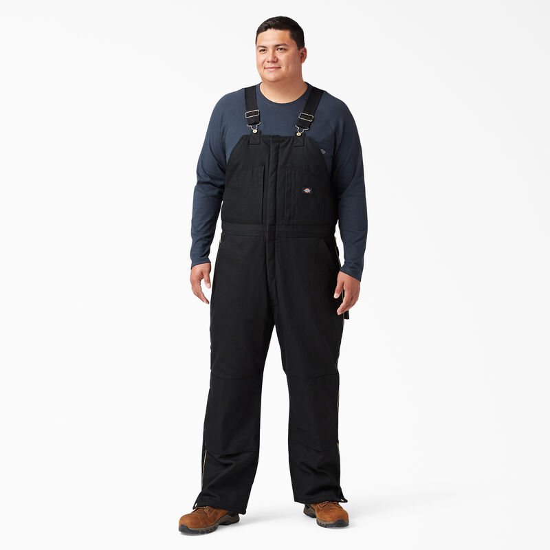 Dickies Duck Insulated Bib Overalls Black ID-85YaZKFu