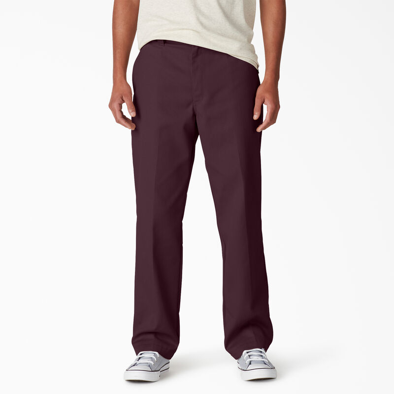 Dickies Skateboarding Regular Fit Twill Pants Maroon ID-89fd189k