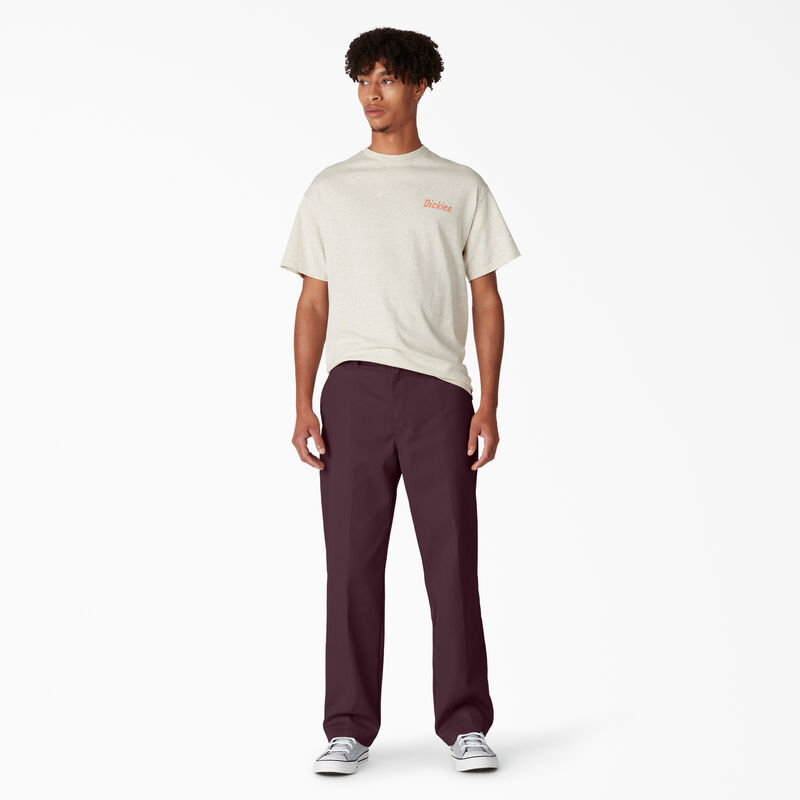 Dickies Skateboarding Regular Fit Twill Pants Maroon ID-89fd189k