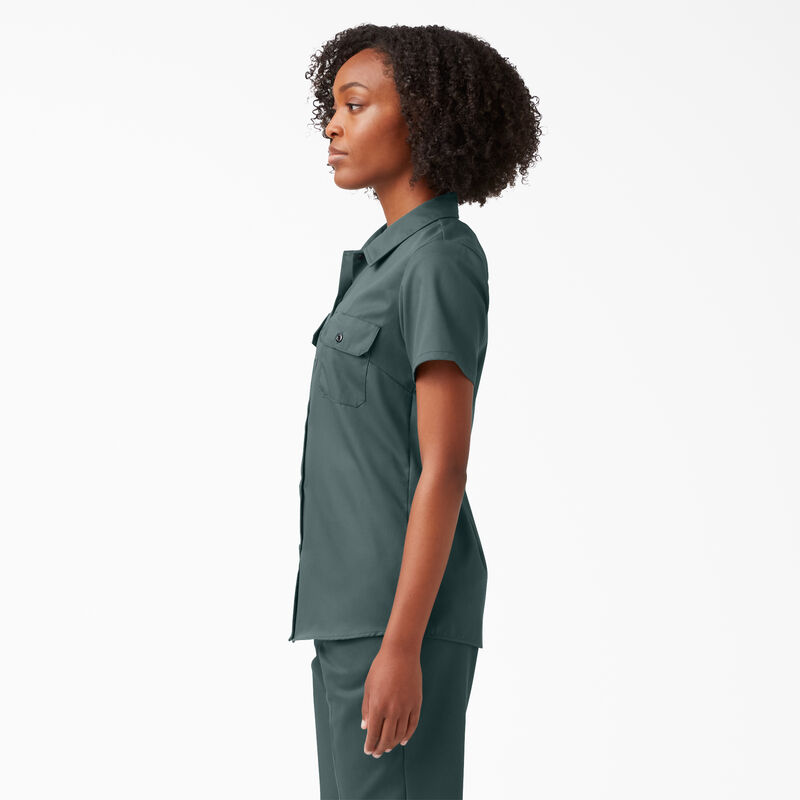 Dickies 574 Original Work Shirt Lincoln Green ID-8AKNi79N
