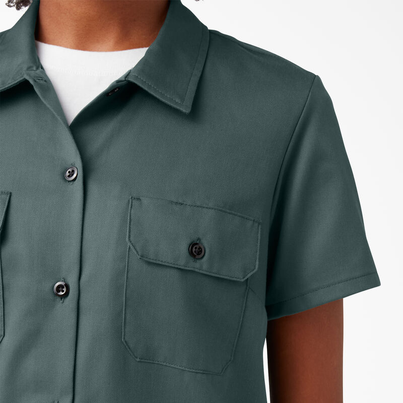 Dickies 574 Original Work Shirt Lincoln Green ID-8AKNi79N