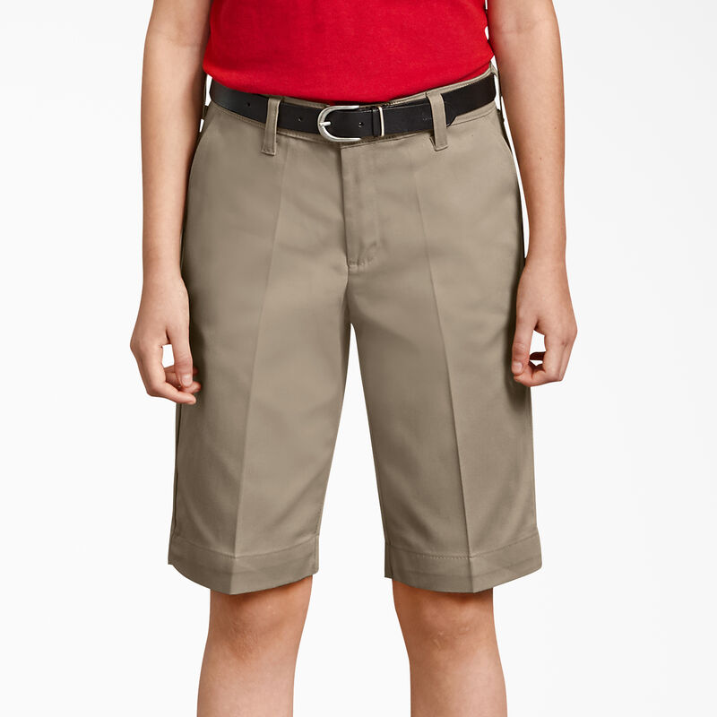Dickies Girls' Classic Fit Bermuda Shorts, 4-20 Desert Sand ID-8CDzK33c