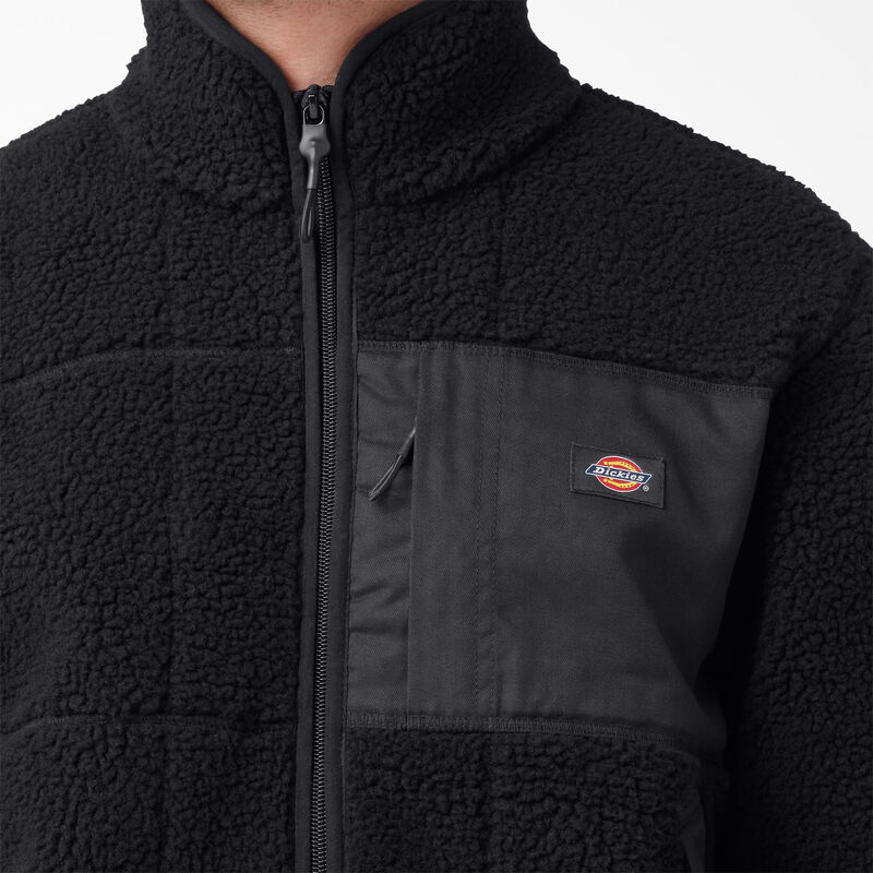 Dickies Red Chute Fleece Jacket Black ID-8G6fpPRv
