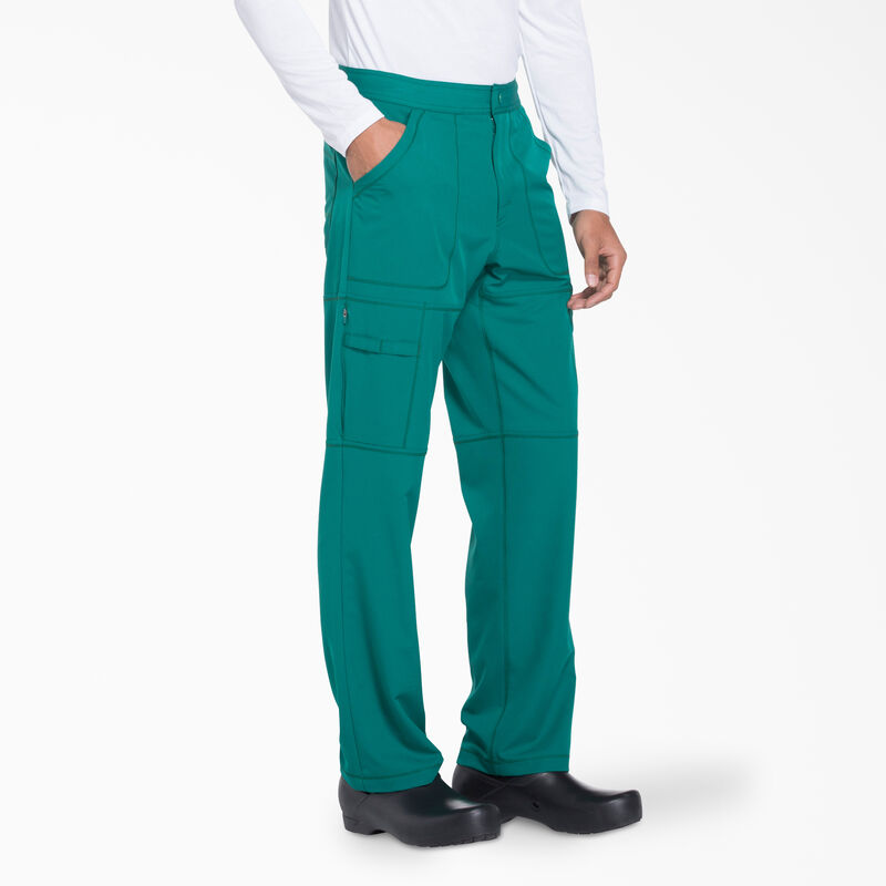 Dickies Men's Dynamix Cargo Scrub Pants Hunter Green ID-8MABCGRM