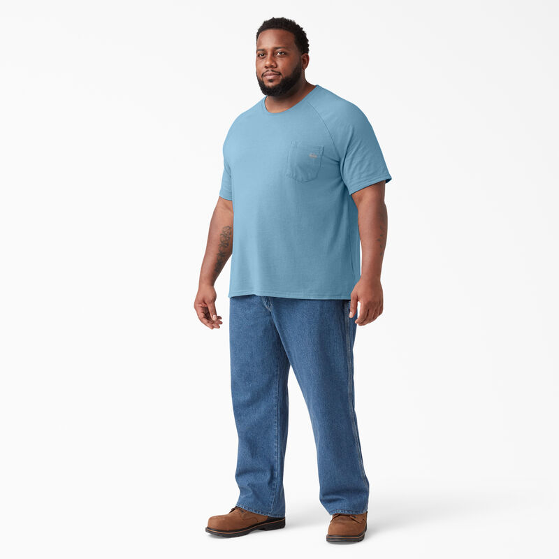 Dickies Cooling Short Sleeve Pocket T-Shirt Dusty Blue ID-8Y51dsgd