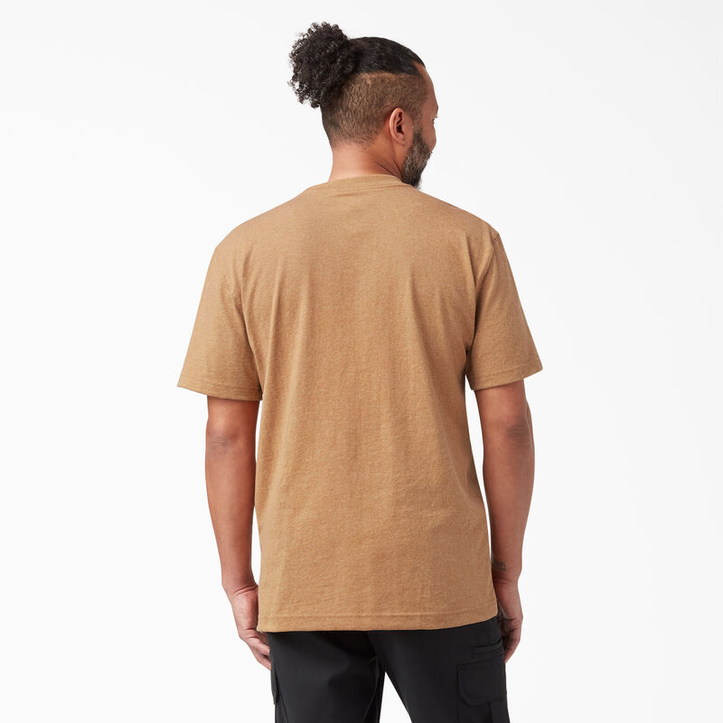 Dickies Heavyweight Heathered Short Sleeve Pocket T-Shirt Brown Duck Heather ID-8bT4NfBo