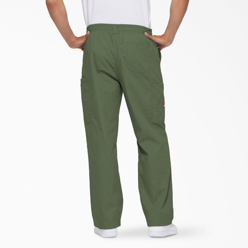 Dickies Men's EDS Signature Cargo Scrub Pants Olive Green ID-8bw8qFZl