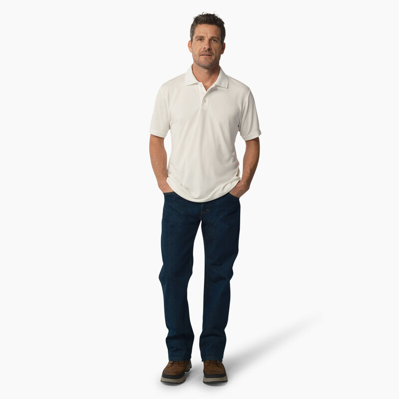 Dickies Short Sleeve Performance Polo Shirt White ID-8d843NyU