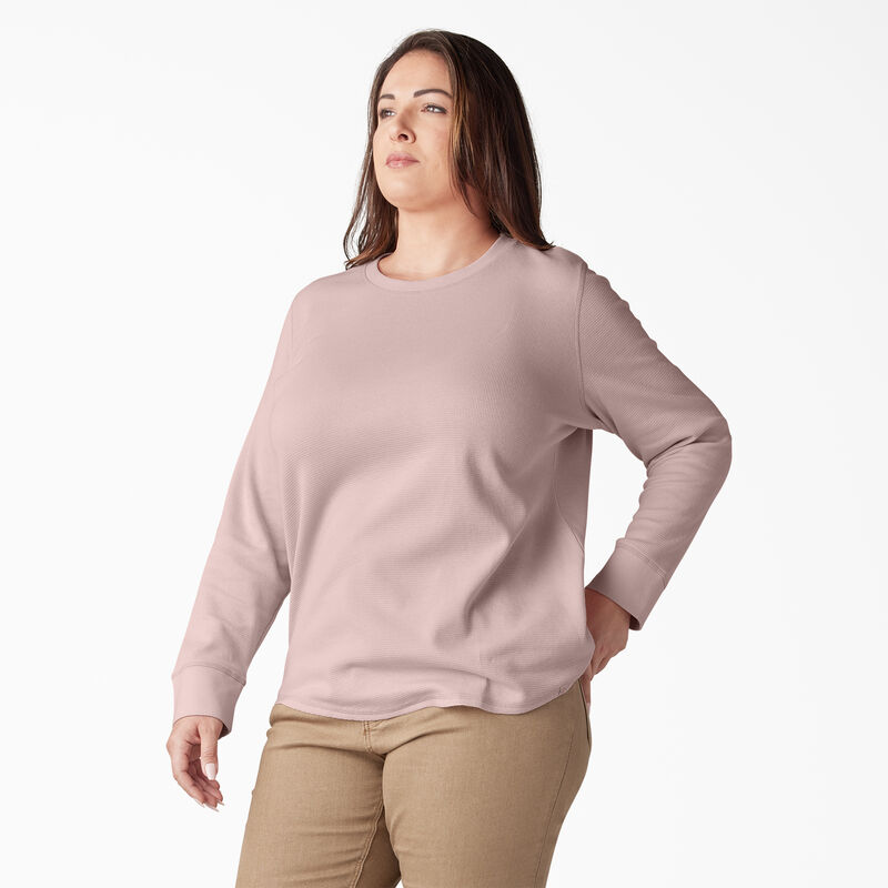 Dickies Plus Long Sleeve Thermal Shirt Peach Whip ID-8mFnbhM4