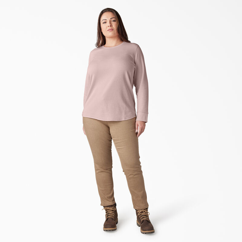 Dickies Plus Long Sleeve Thermal Shirt Peach Whip ID-8mFnbhM4