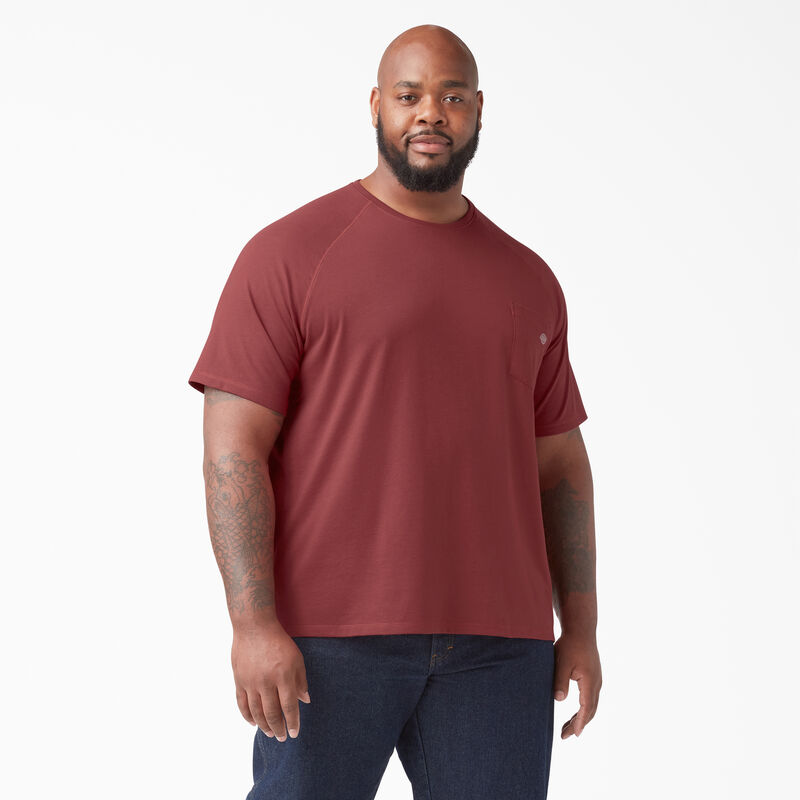 Dickies Cooling Short Sleeve Pocket T-Shirt Cane Red ID-8qiqXHxo