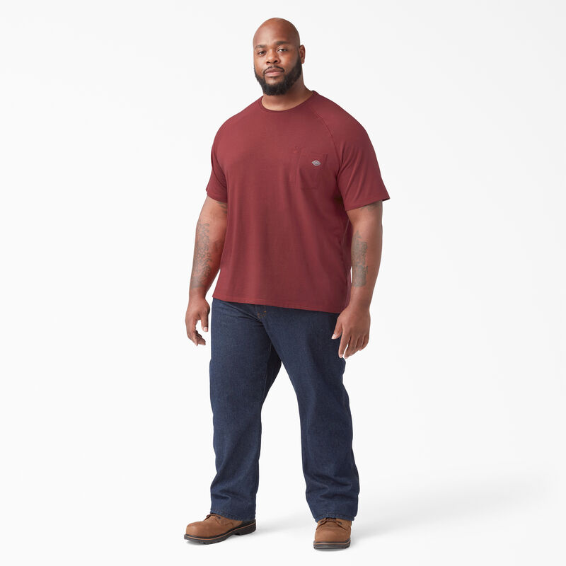 Dickies Cooling Short Sleeve Pocket T-Shirt Cane Red ID-8qiqXHxo