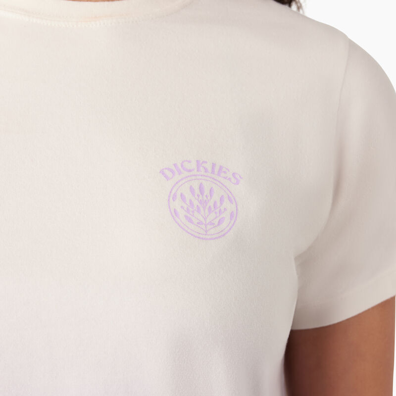 Dickies Ombre Cropped T-Shirt Cloud/Purple Rose Dip Dye ID-8xo83h04