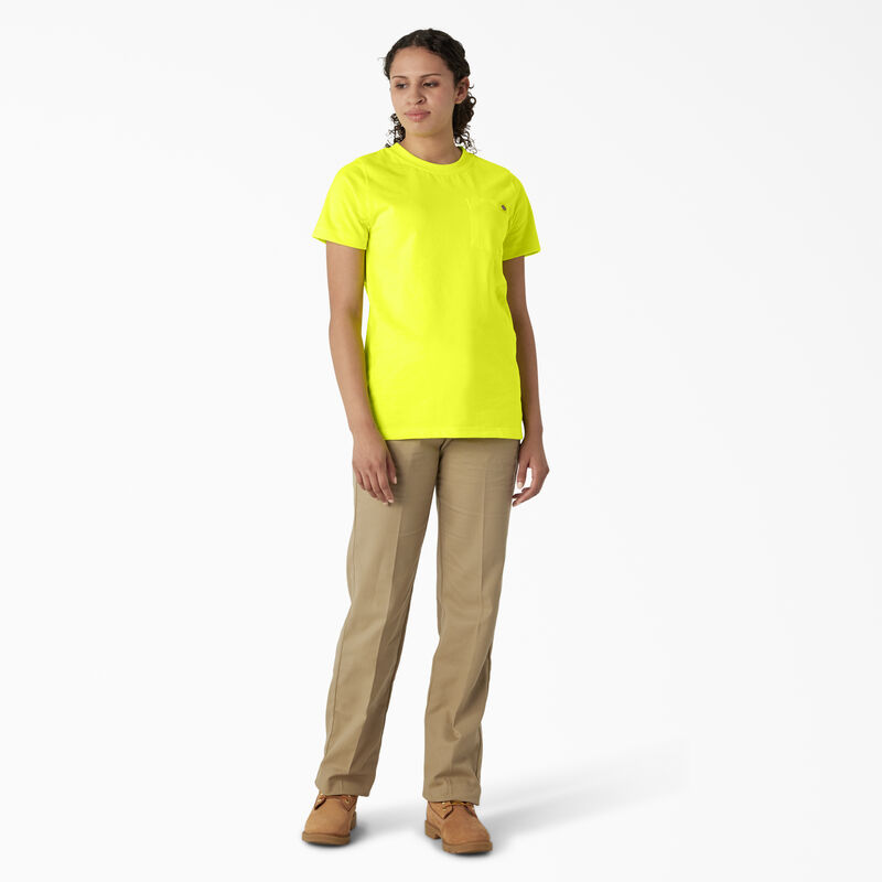 Dickies Heavyweight Short Sleeve Pocket T-Shirt Bright Yellow ID-91yUYgkr