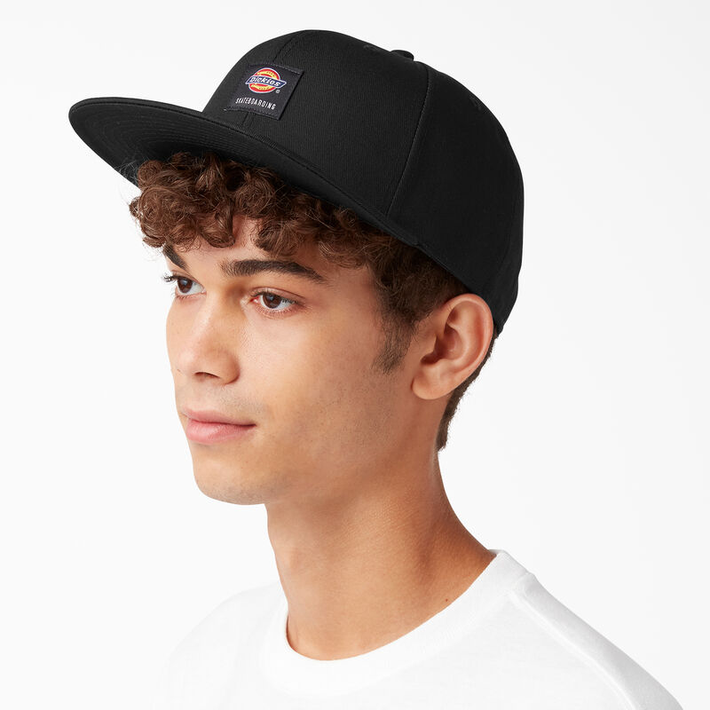 Dickies Skateboarding Flat Bill Cap Black ID-9NVHcudc
