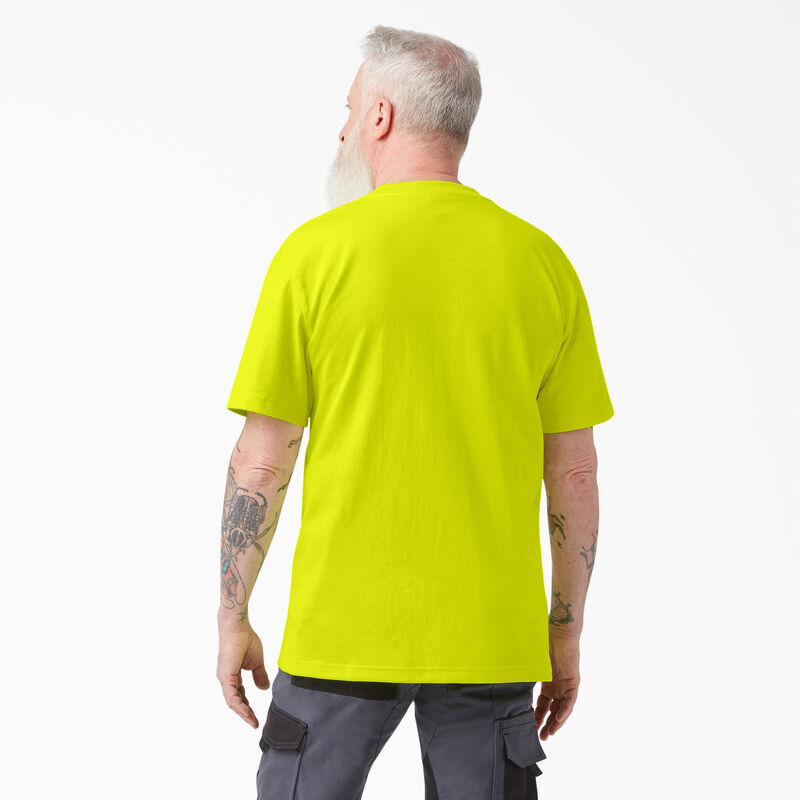 Dickies Heavyweight Neon Short Sleeve Pocket T-Shirt Bright Yellow ID-9PVyzRfw