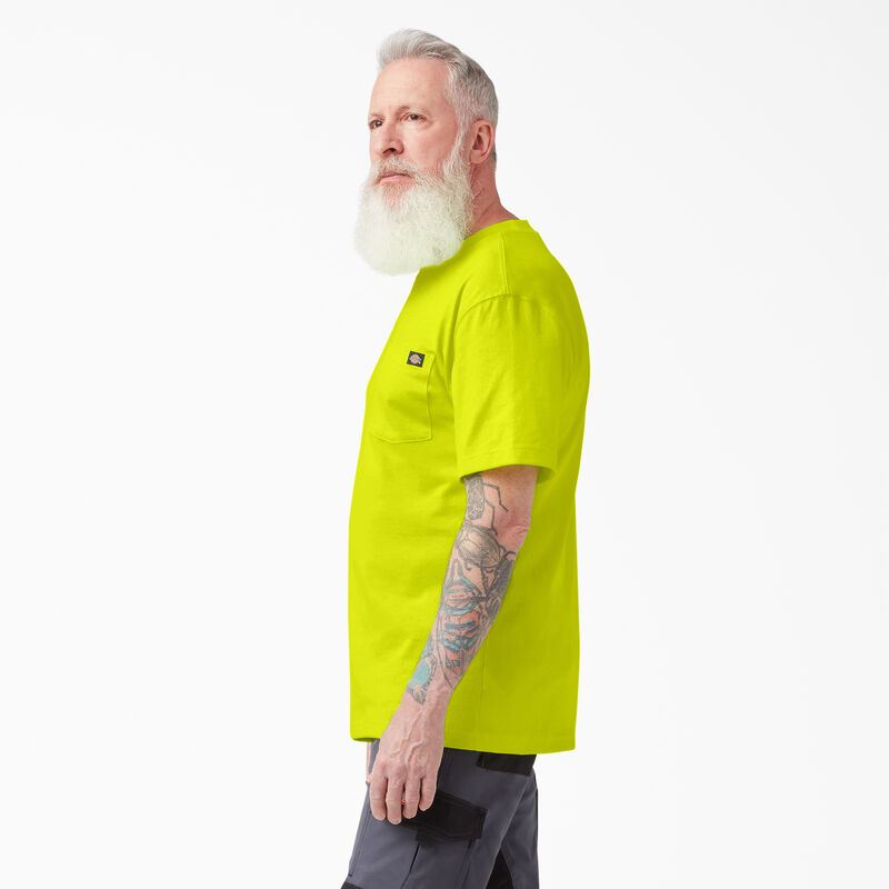 Dickies Heavyweight Neon Short Sleeve Pocket T-Shirt Bright Yellow ID-9PVyzRfw