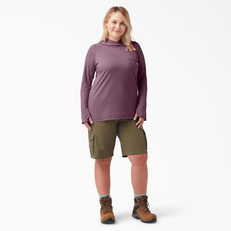 Dickies Plus Cooling Performance Sun Shirt Mauve Shadow Heather ID-9Sa0YCw1