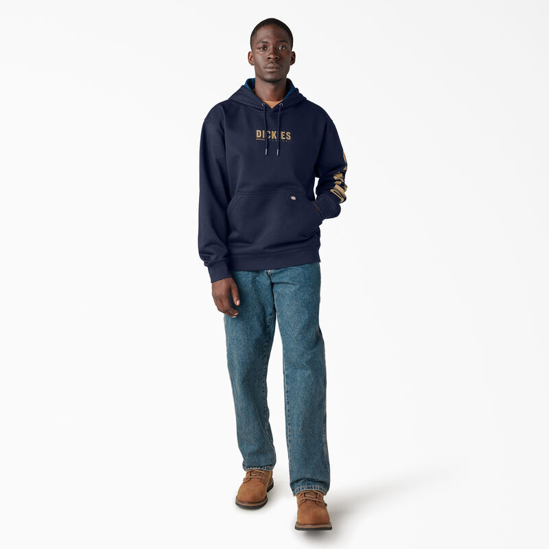 Dickies Water Repellent Workwear Graphic Hoodie Ink Navy ID-9Z3GZWoA