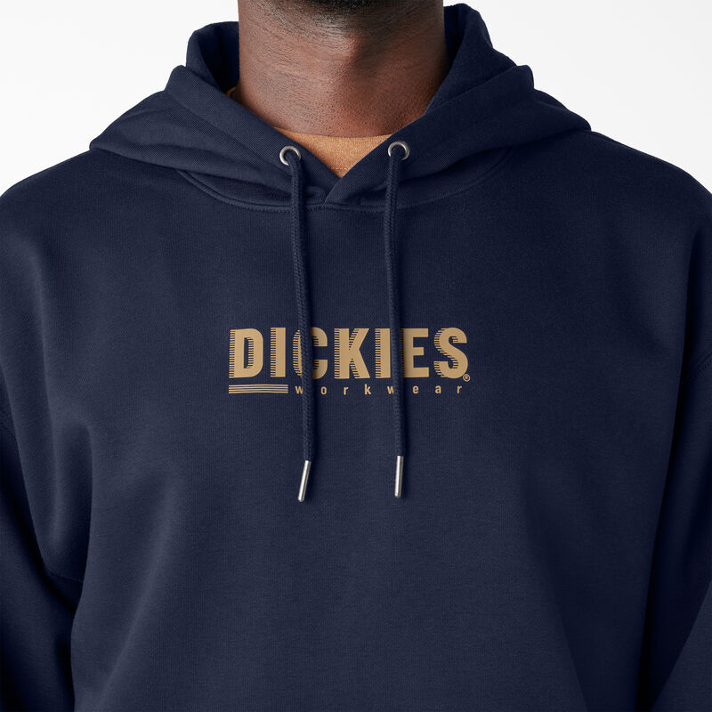Dickies Water Repellent Workwear Graphic Hoodie Ink Navy ID-9Z3GZWoA