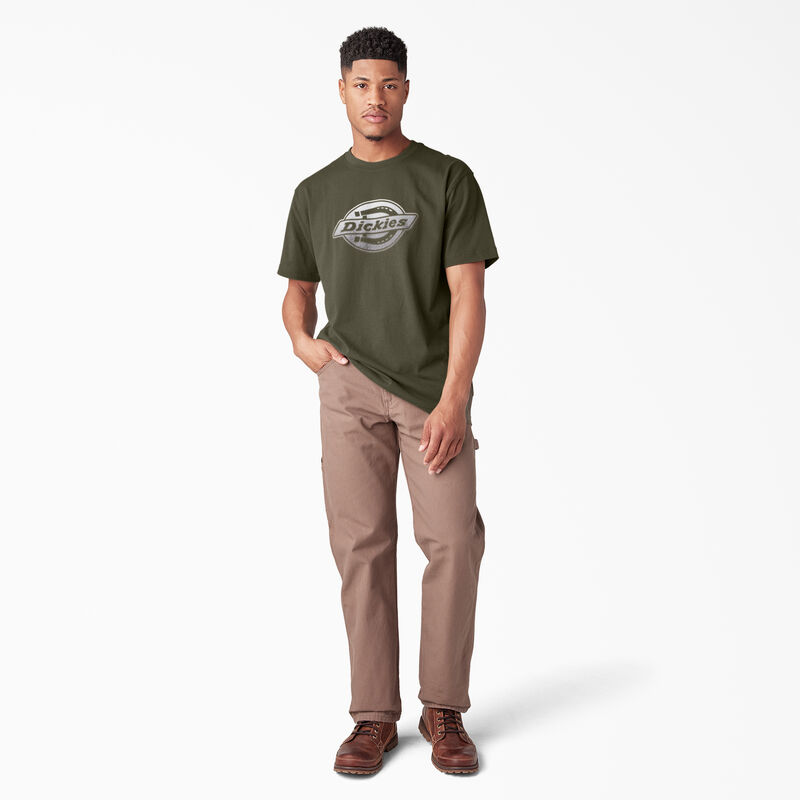 Dickies Short Sleeve Logo Graphic T-Shirt Moss Green ID-9d1bYWkp