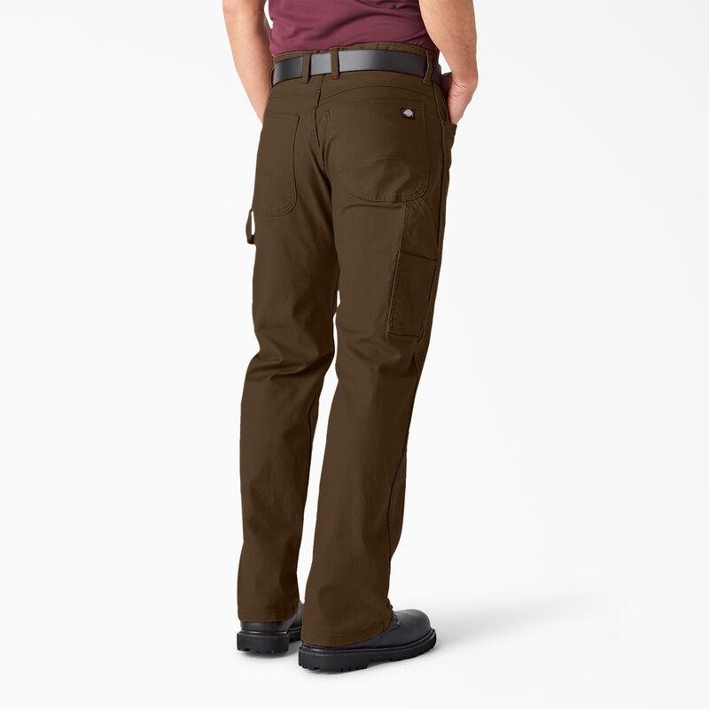 Dickies Relaxed Fit Heavyweight Duck Carpenter Pants Rinsed Timber Brown ID-9ojPefbD