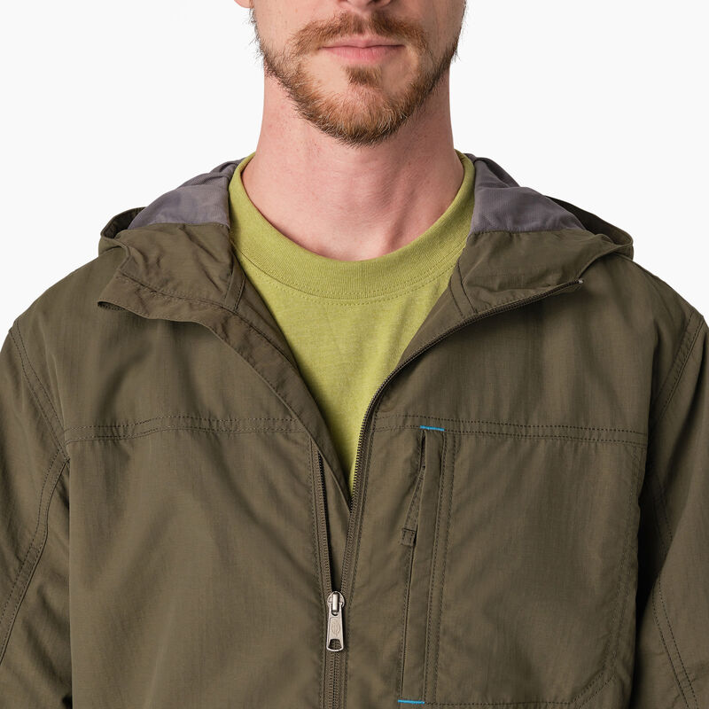 Dickies ProTect Cooling Hooded Ripstop Jacket Moss Green ID-9rpmXwiw