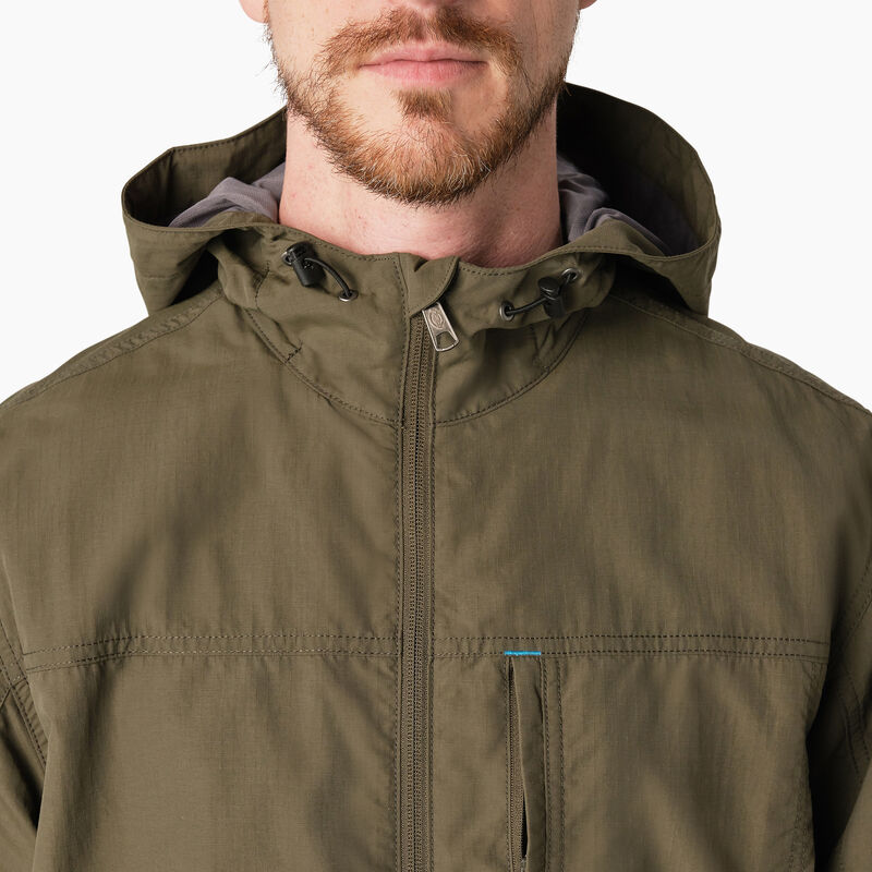 Dickies ProTect Cooling Hooded Ripstop Jacket Moss Green ID-9rpmXwiw