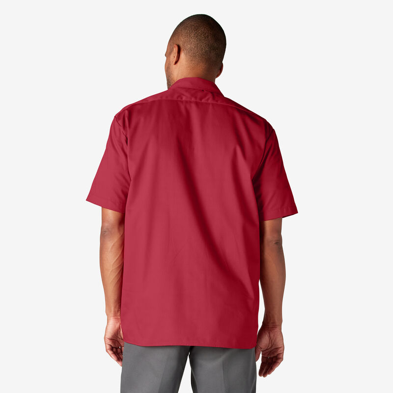 Dickies Short Sleeve Work Shirt English Red ID-9z55WEJU